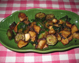 A picture of step 8 of Stir Fried Shiitake Mushrooms and Cucumber With Butter Soy Sauce.