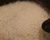 A picture of step 2 of Spanish rice.