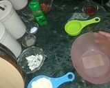 A picture of step 5 of Pizza Dhokla.