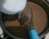 Foto langkah ke 4 dari resep Puding Lumut Santan Pandan Coklat.