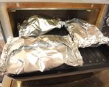 A picture of step 5 of Easy Basic Foil-Baked Salmon.