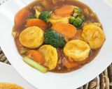 Foto langkah ke 5 dari resep Sapo Tahu ala Resto Chinese Food.