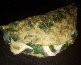 Foto del paso 4 de la receta: Omelette de espinaca con puré de calabaza