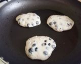 A picture of step 5 of Vickys Blueberry Fritters, GF DF EF SF NF.