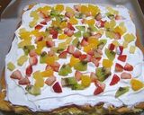 A picture of step 6 of Easy Fluffy Fruit Roll Cake.