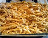 A picture of step 6 of Chicken Spaghetti.