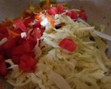 A picture of step 2 of Stuffed Tortilla wrap.