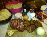 A picture of step 1 of Stuffed cabbage ála Hungarian musician gipsy.