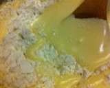 A picture of step 3 of Madeleines.