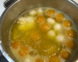 Hình bước làm 4 của món Chè lũm chũm (Chè ỉ, chè trôi nước không nhân)