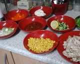 A picture of step 1 of My Chicken Sweetcorn Pasta with a Touch of Mexico 😉.