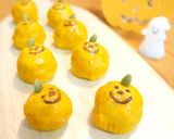 A picture of step 10 of Halloween Pumpkin-Shaped Kabocha Squash Sweets.