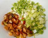 Foto del paso 3 de la receta: Macarrones con gambas y verduras