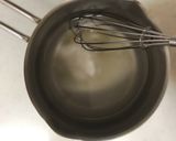 A picture of step 1 of Agar jelly made with Japanese ume plum syrup.
