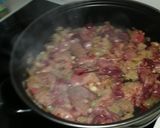 Resztelt máj bulguros zöldségágyon recept fázis 2 fotója