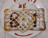 Foto langkah ke 6 dari resep Waffle Merah Putih.