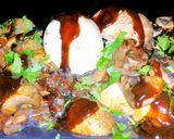 A picture of step 8 of Mike's Meaty Mushrooms & Semi-Demi Glace.
