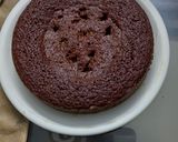 A picture of step 3 of Chocolate Sponge Cake with White Chocolate Filling.