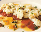 Foto del paso 5 de la receta: Migas de Bacalao confitadas con Piquillos caramelizados