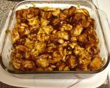 A picture of step 5 of Bbq Chicken N Cheese bubble Up.