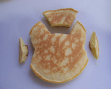 A picture of step 4 of Character Crepes Made from Pancake Mix.