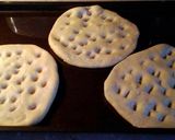 A picture of step 8 of Middle Eastern Flatbread with Zaatar seasoning.