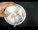 A picture of step 2 of Parle-g custard pudding.