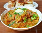 A picture of step 11 of Mumbai Pav Bhaji.