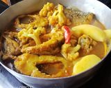 ফুলকপি দিয়ে রুই মাছের ঝোল (Ful kopi diye rui macher jhol recipe in Bengali) রেসিপি ধাপ - 5 ছবি