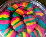 Foto langkah ke 4 dari resep Lidah kucing rainbow.