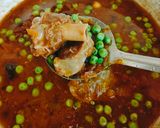 A picture of step 3 of Leftover Mutton Salan Ka Pualo 😋😋.