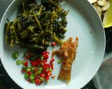Gambar langkah 1 resipi Pekasam / Jeruk Ensabi Tumis.