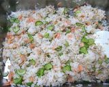 A picture of step 7 of Salmon Unrolled Sushi.