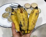 A picture of step 1 of Steamed Banana Cake.