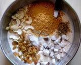 A picture of step 5 of Urad dal jaggery cake baked poda pitha.