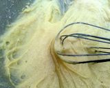 A picture of step 3 of Sig's Salted Caramel and dark Toffee Cupcakes.