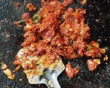 A picture of step 2 of Jackfruit seeds sabji.