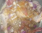 A picture of step 2 of Traditional Kenyan Chicken Stew.