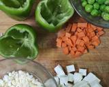 Vegan stuffed bell peppers recipe step 2 photo