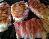 A picture of step 1 of grilled bancon wrap chicken.