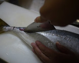 A picture of step 16 of Let's Prepare a Fish! How to Make Amberjack Sashimi.