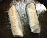 A picture of step 7 of Chicken and Kale Eggrolls.