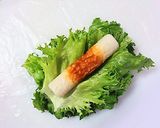 A picture of step 3 of Fresh Spring Rolls with Cheese & Cucumber Chikuwa.