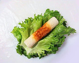 A picture of step 3 of Fresh Spring Rolls with Cheese & Cucumber Chikuwa.