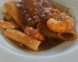 Foto del paso 7 de la receta: Rigatoni en salsa de gambas y langostinos