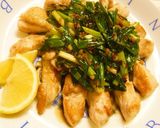 A picture of step 5 of Chicken with Green Onion, Butter and Soy Sauce.