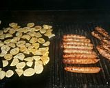 A picture of step 6 of Aussie BBQ ( minus the lamb).