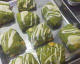 A picture of step 10 of Matcha Scones with White Chocolate.