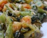 A picture of step 8 of Carrot Tops and Shrimp Kakiage Fritters.