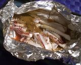 A picture of step 8 of Preparing Foil-Baked Squid.